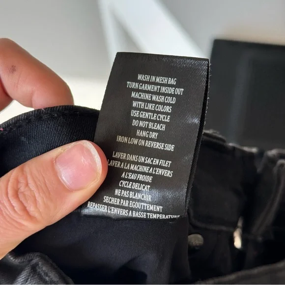 Blank NYC Faux Leather Jeans High Rise Skinny - Picture 9 of 10